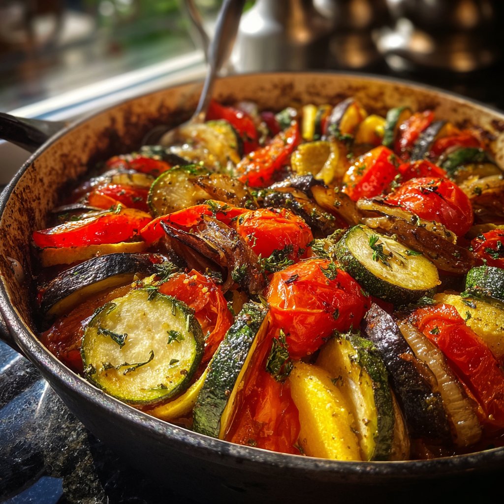 Ratatouille mit Polenta