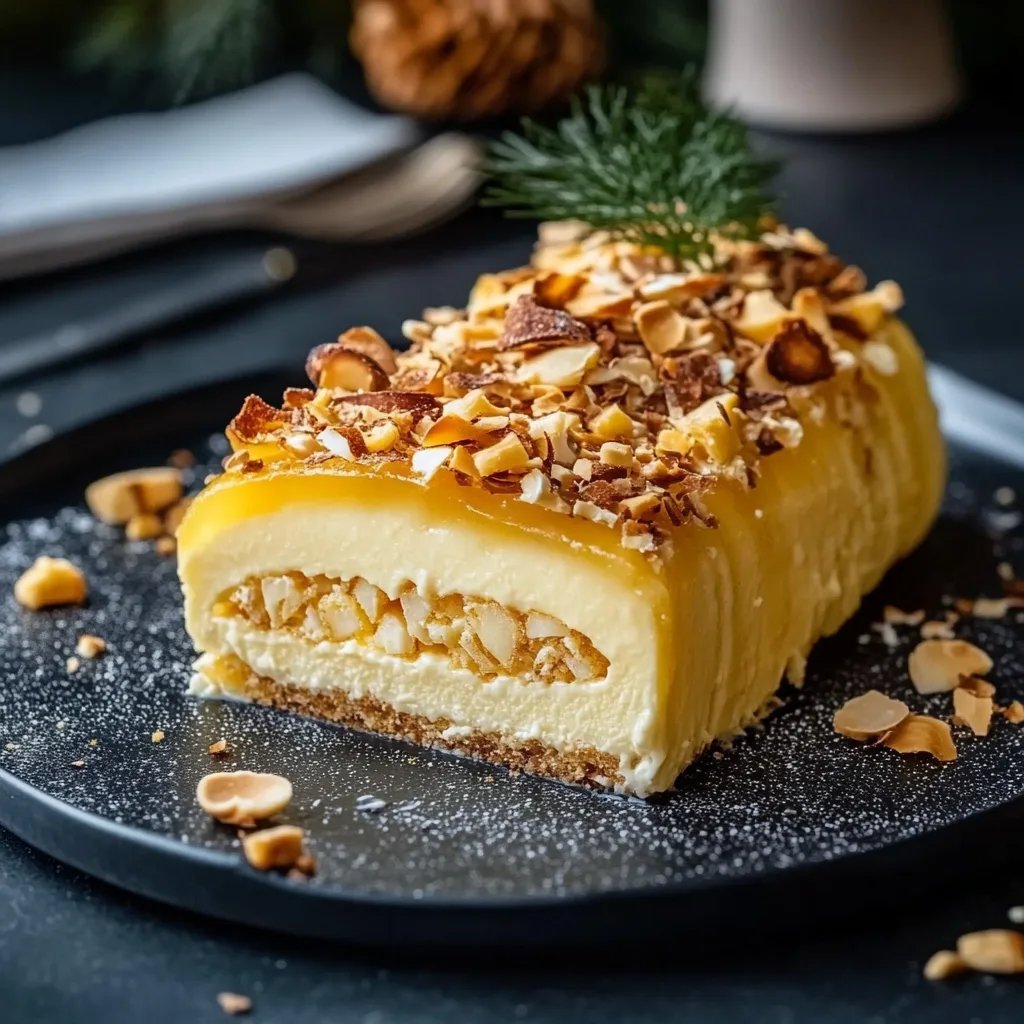 Bienenstich-Biskuitrolle