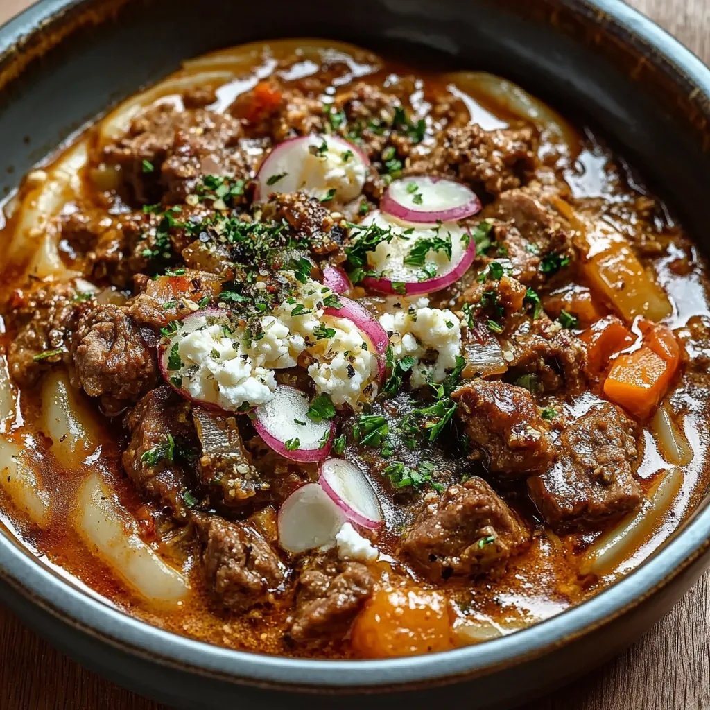 Griechische Kritharaki-Pfanne