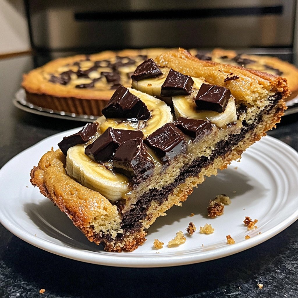 Bananenkuchen mit Schokolade