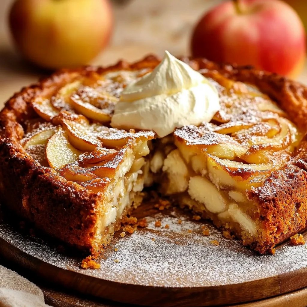 Saftiger Apfel-Nuss-Kuchen