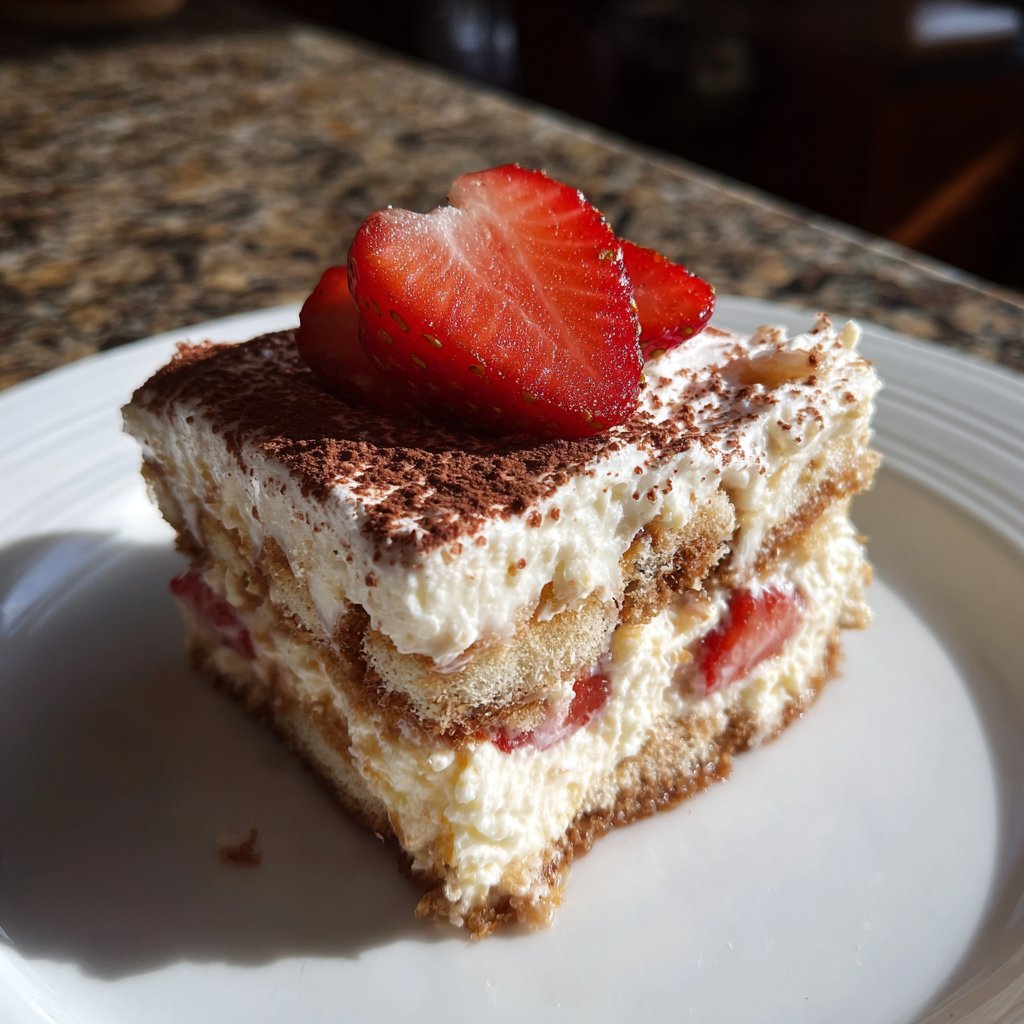 Erdbeer-Tiramisu