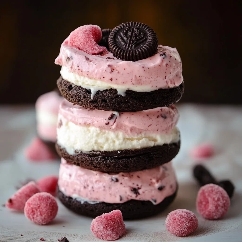 Himbeer-Oreo Nachtisch