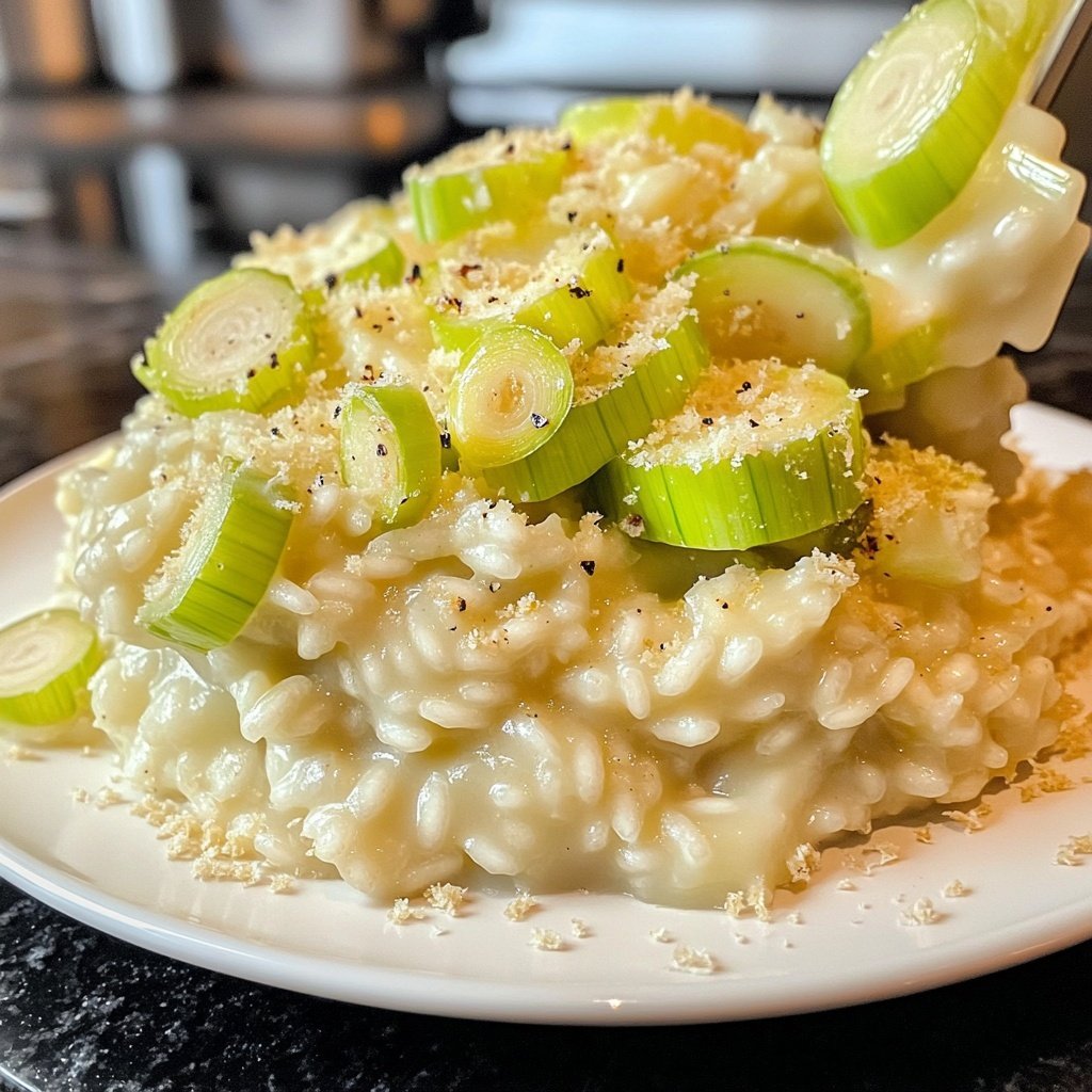Risotto mit Lauch