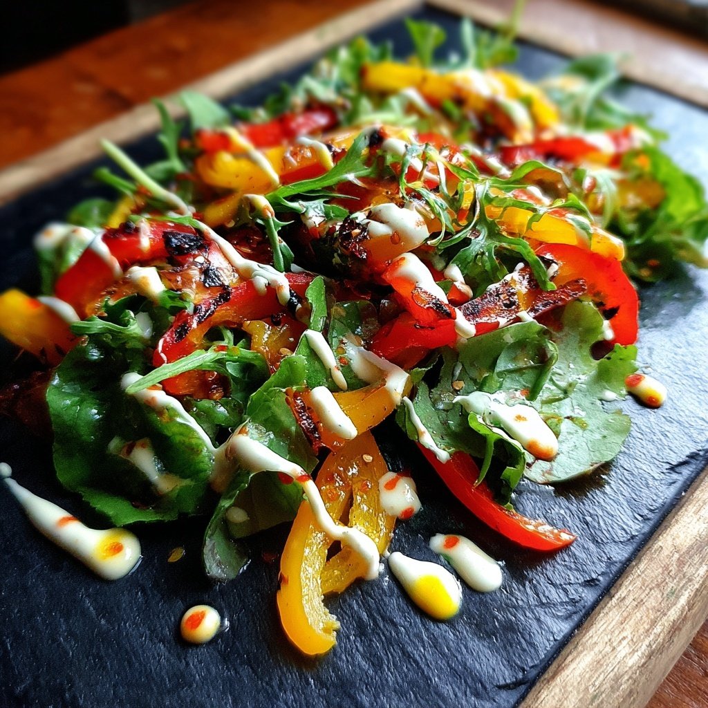 Grill Beilagen Salat Mit Essig Öl Dressing