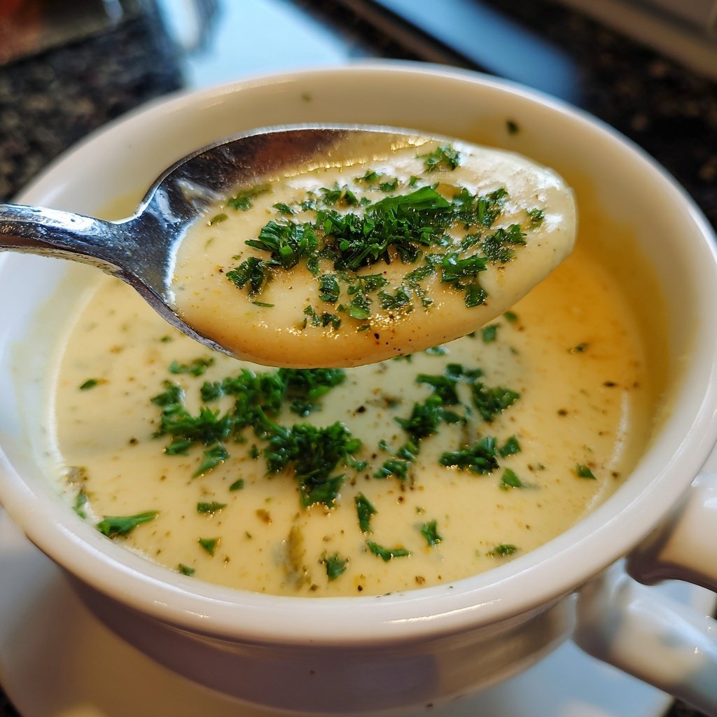 Blumenkohlsuppe mit Kräutern