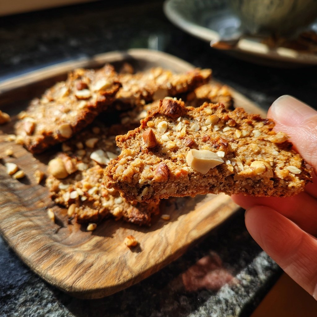 Vegane Zimt-Nuss-Plätzchen – ohne Backen