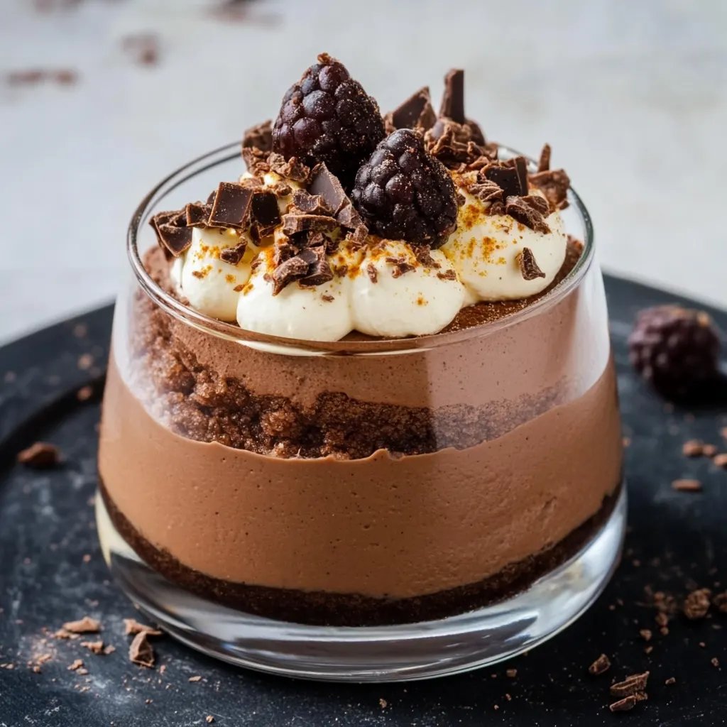 Cremiges Schokoladenmousse