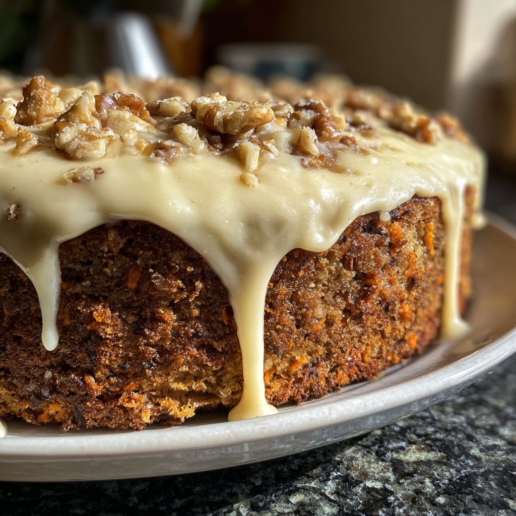 Karottenkuchen Mit Nüssen