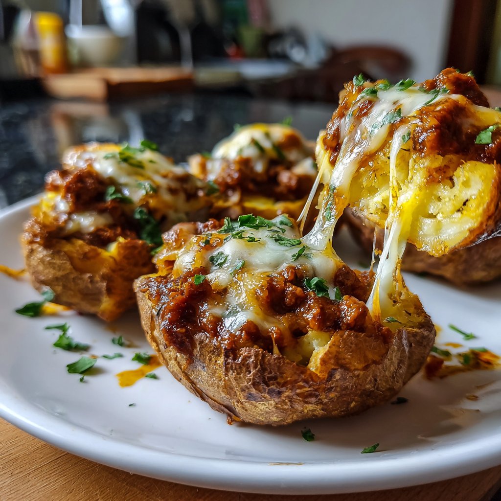 Ofenkartoffeln mit Chili