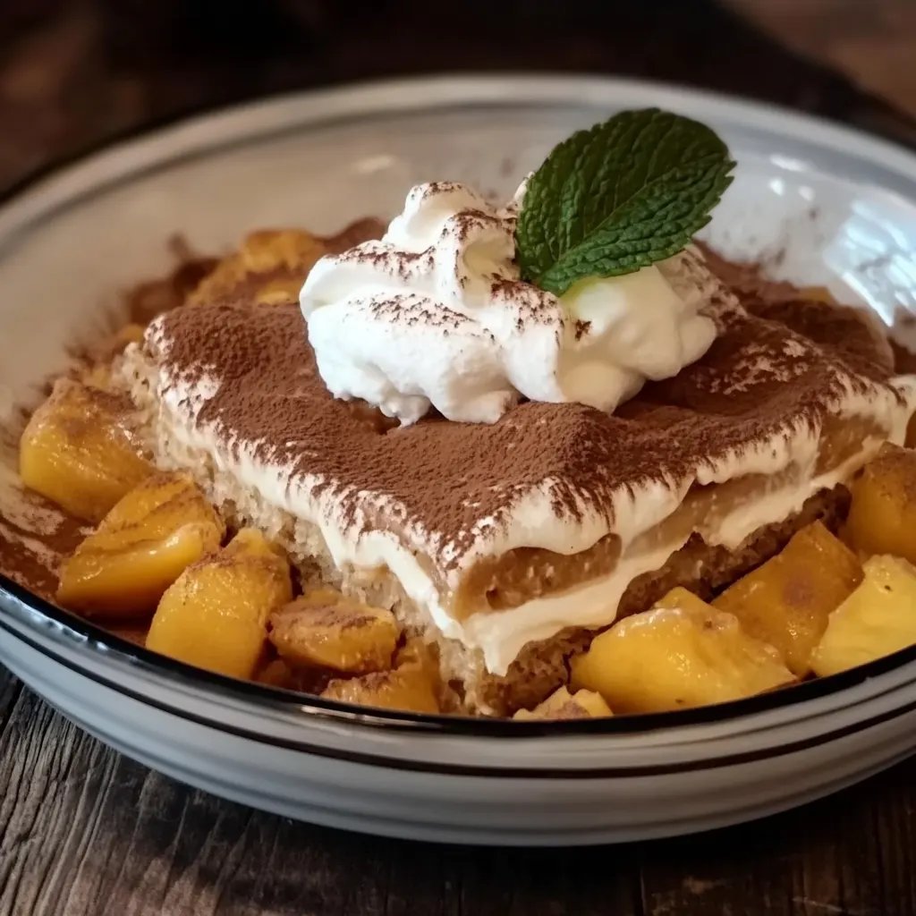 Bratapfel Spekulatius Tiramisu