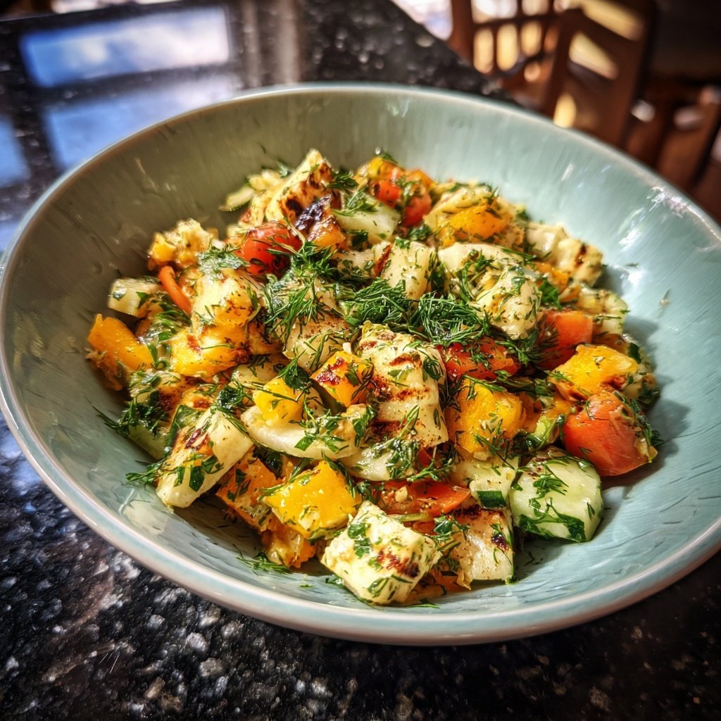 Gurkensalat Zum Grillen Mit Dill