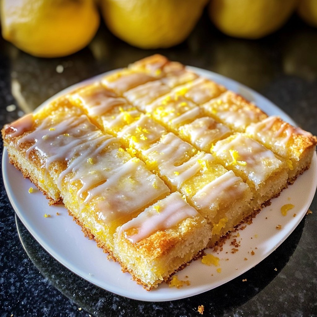 Zitronenkuchen locker & leicht