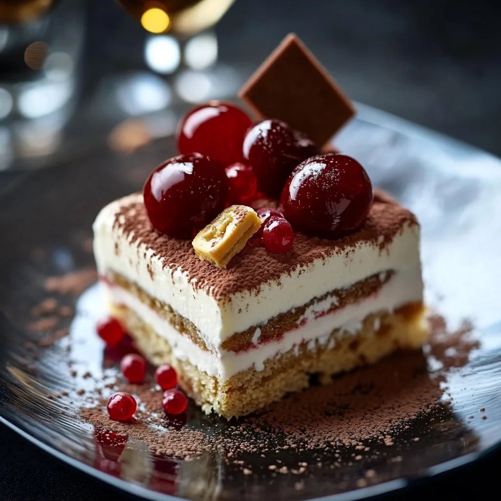 Spekulatius Tiramisu mit Gewürzkirschen