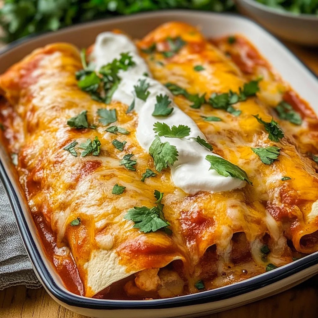 Hähnchen-Enchiladas