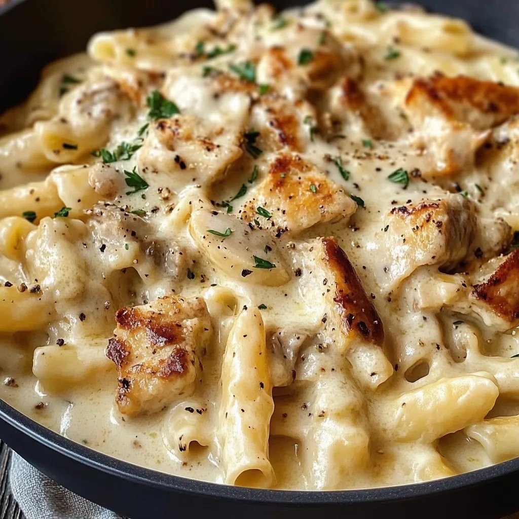 Cremiges Hähnchen Alfredo