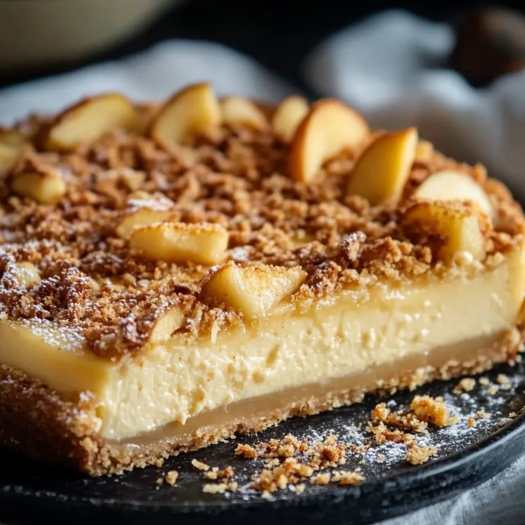 Apfel-Löffelbiskuit-Kuchen ohne Backen