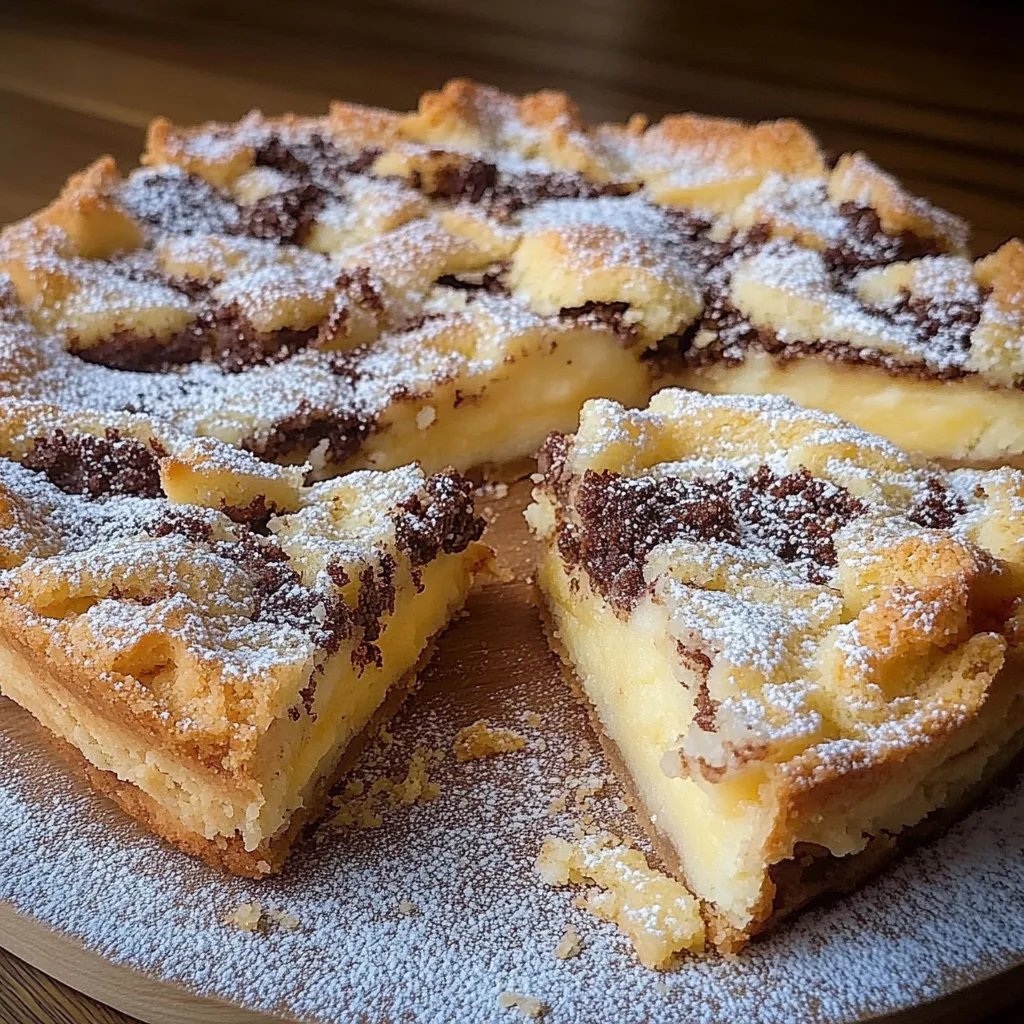 Versunkener Streuselkuchen