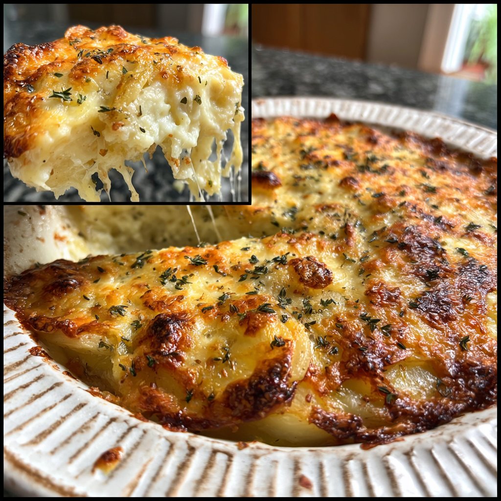 Kartoffelgratin mit Sahne