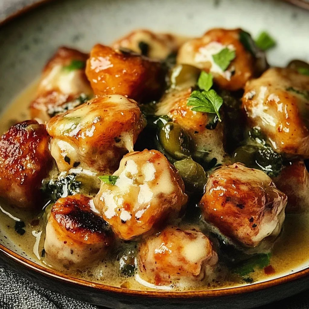 Cremig gebackener Rosenkohl