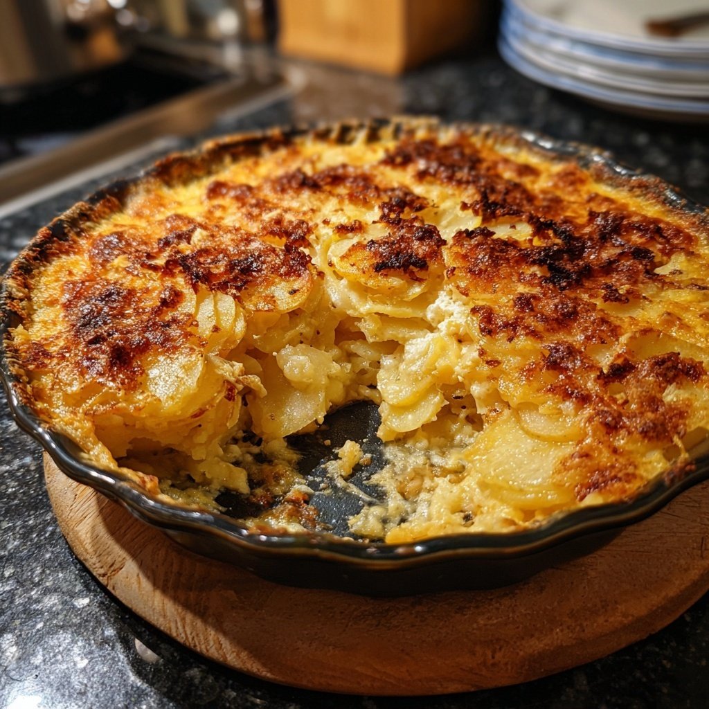 Klassisches Kartoffelgratin